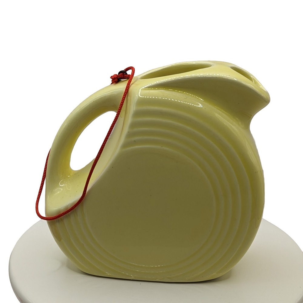 Seasons of Cannon Falls Red Orange Ball Pitcher Yellow Disc Jug Ornaments - Picture 11 of 15